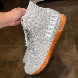 NOBULL Training CrossFit Athletic Sneakers in Gray, High-Top Sneakers Size 15